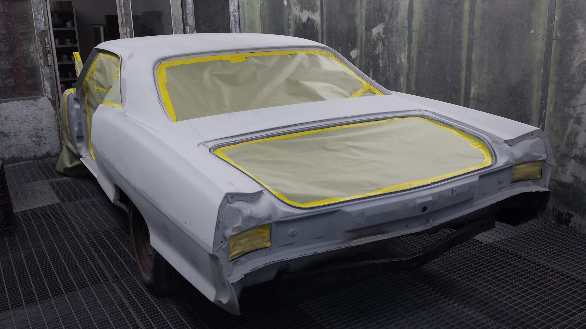 Surface of the 1965 Pontiac Grand Prix coated