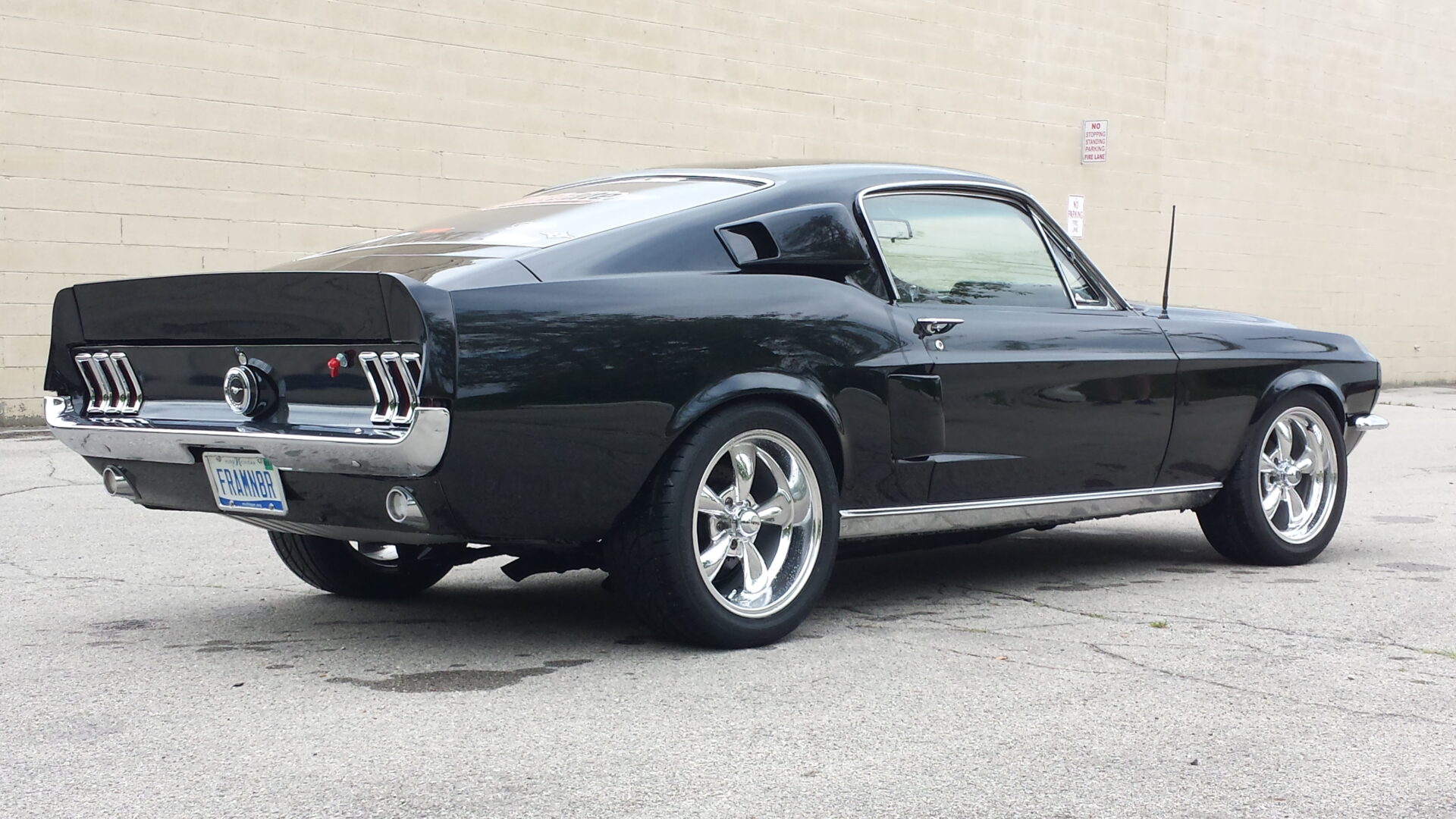 A newly restored 1967 Ford Mustang Fastback