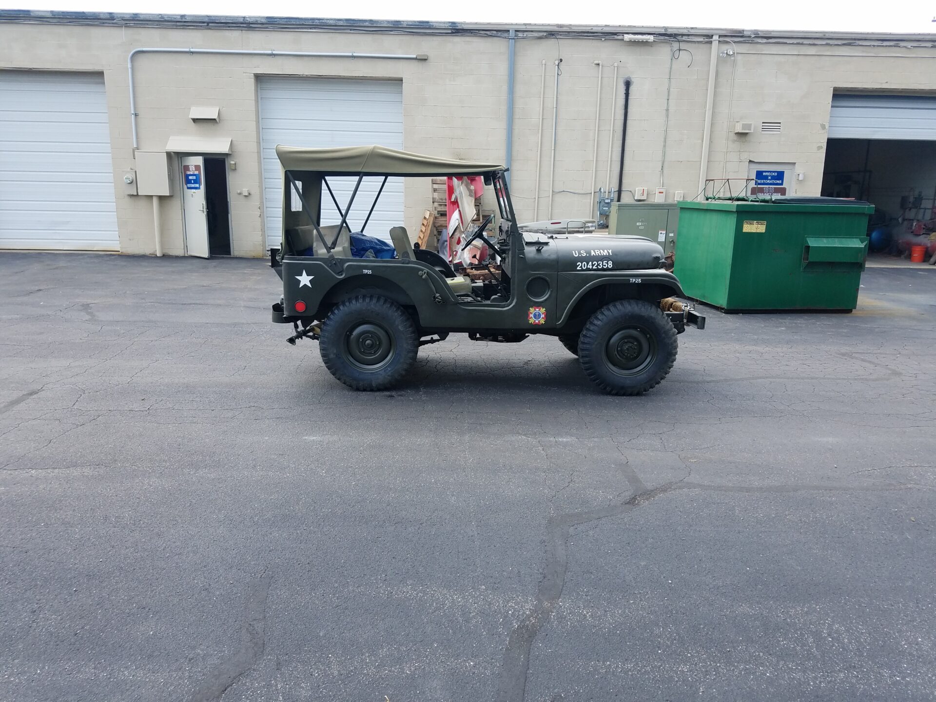 A 1953 Military Jeep model