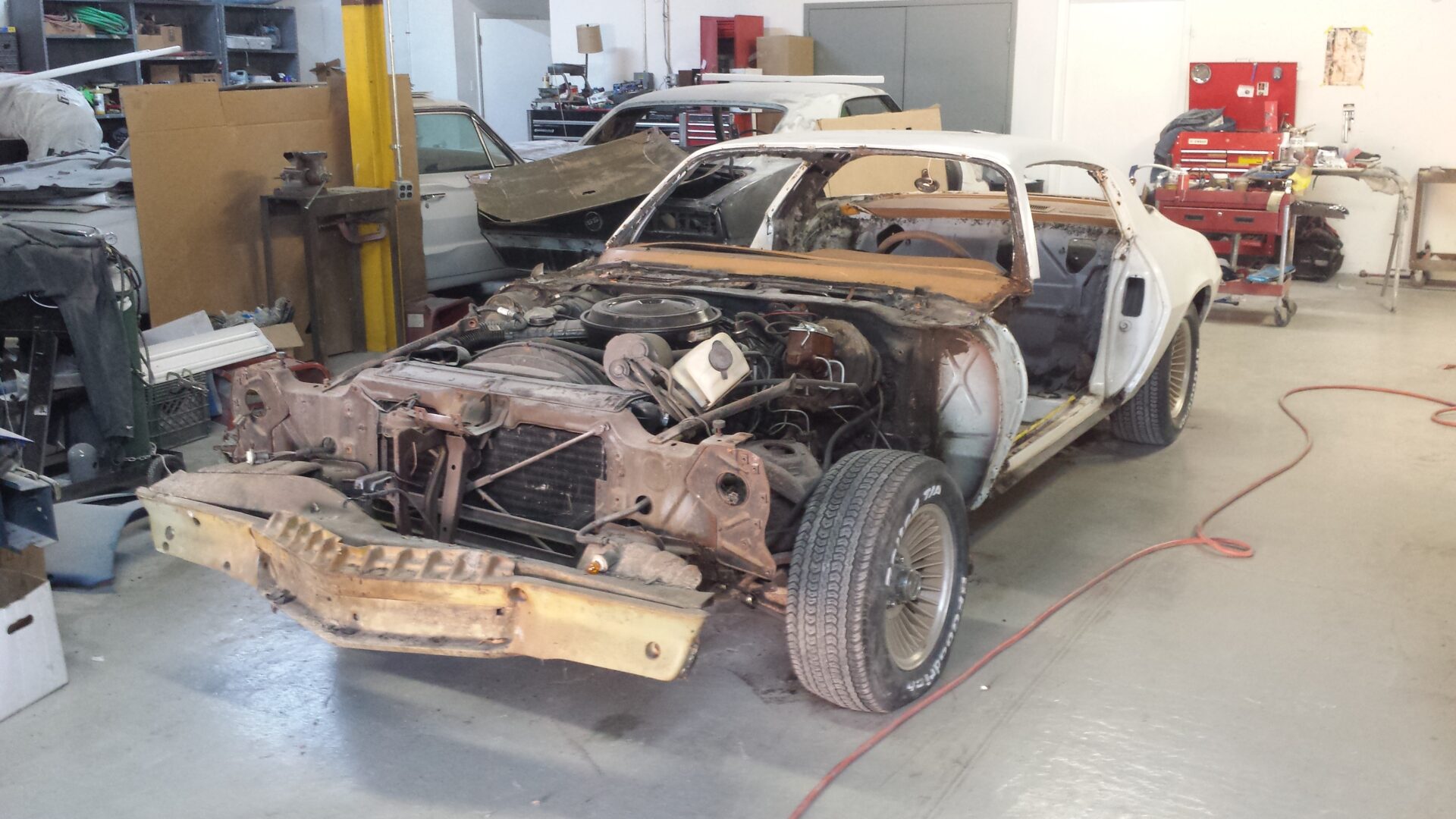 Disassembled 1978 Chevy Camaro Z28