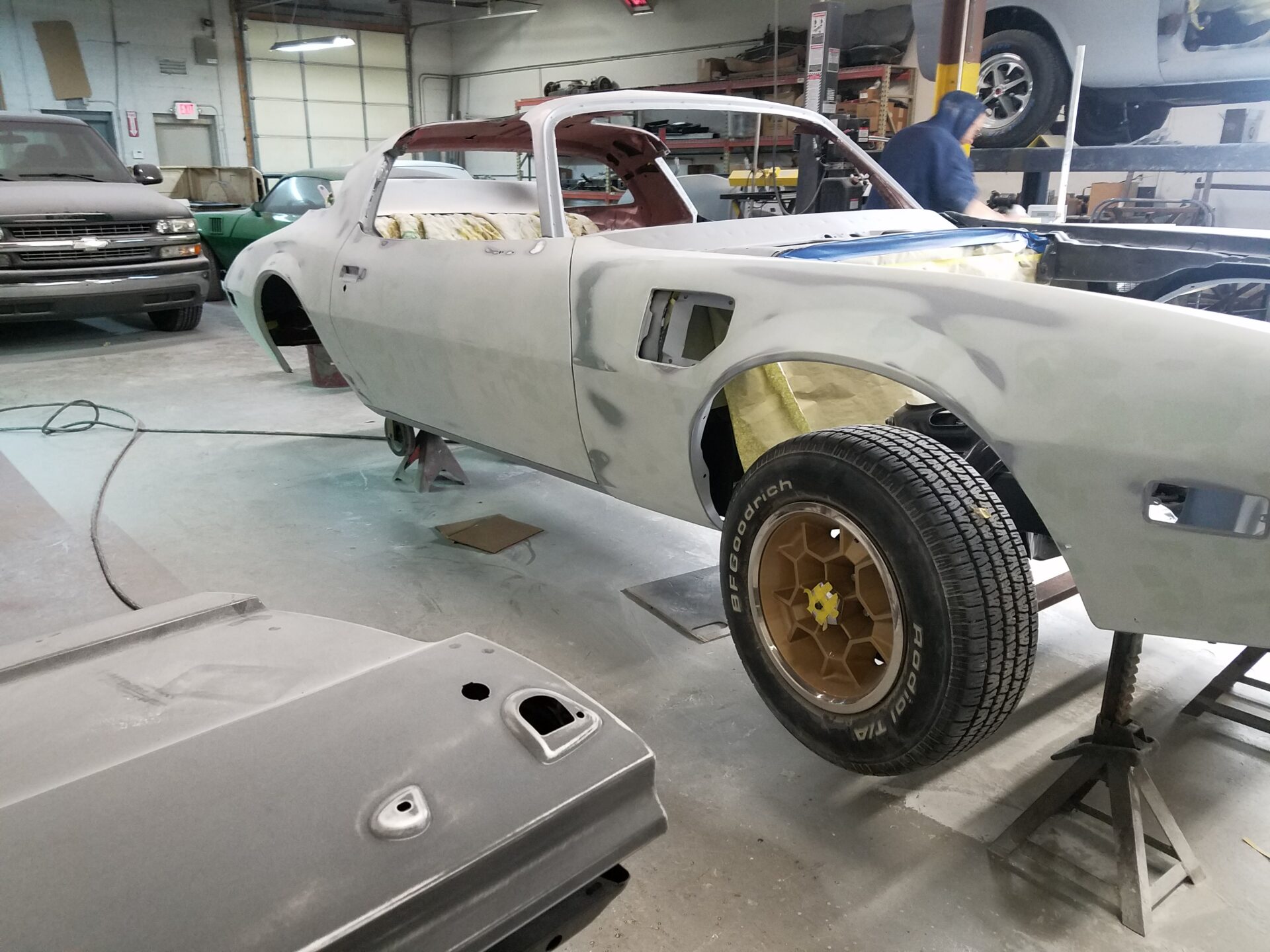 An ongloing restoration for the 1976 Pontiac Trans Am S/E
